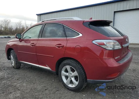 2010 Lexus Rx 350 из США, поврежденный, VIN 2T2BK1BA0AC038104